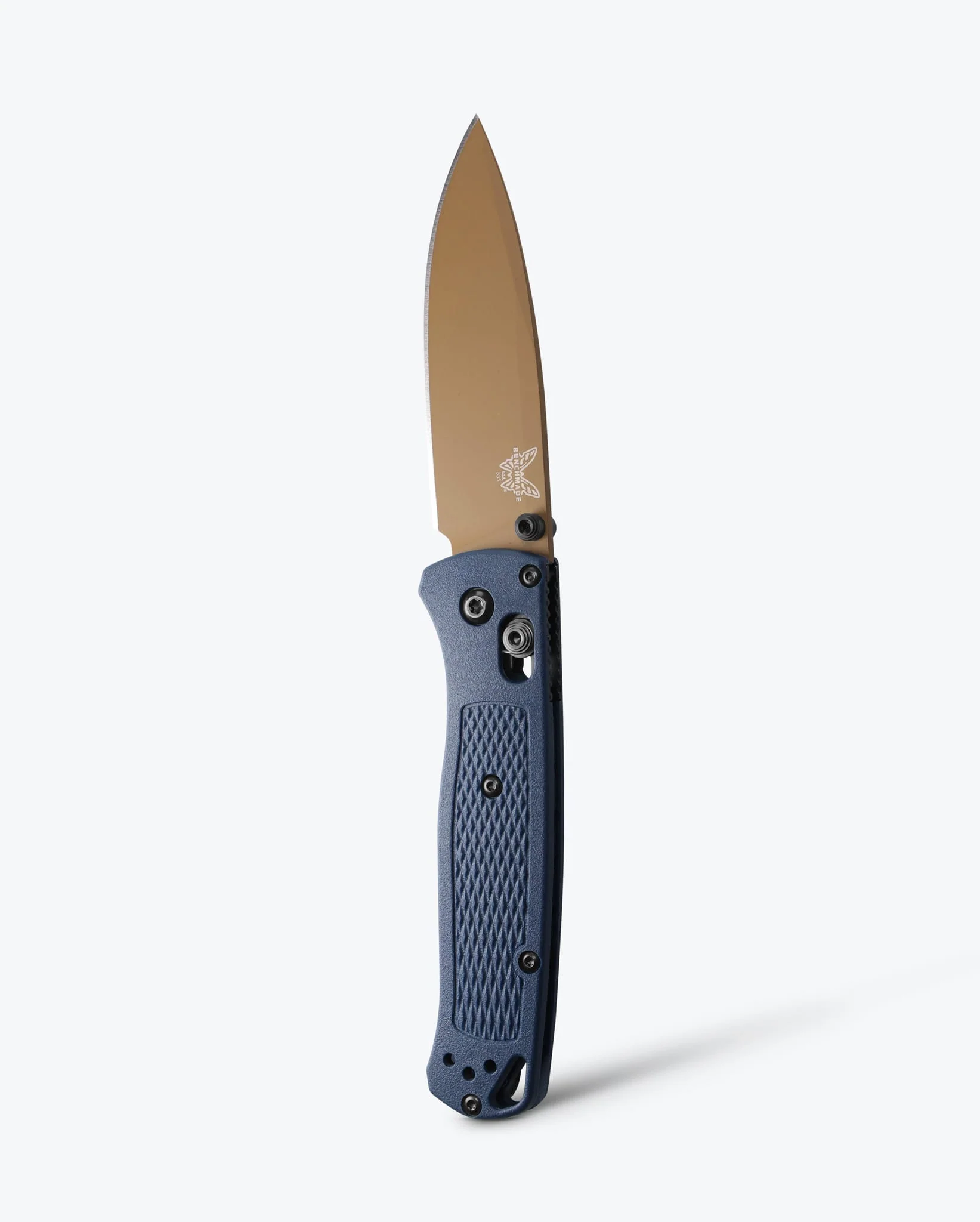 Benchmade Bugout® | Crater Blue Grivory® | Drop-point product photo