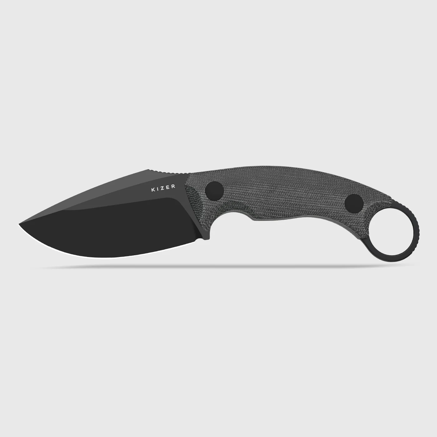 Kizer Cabox II | AEB-L | Micarta | Black PVD Coating | KizerV™ 1128A1 product photo