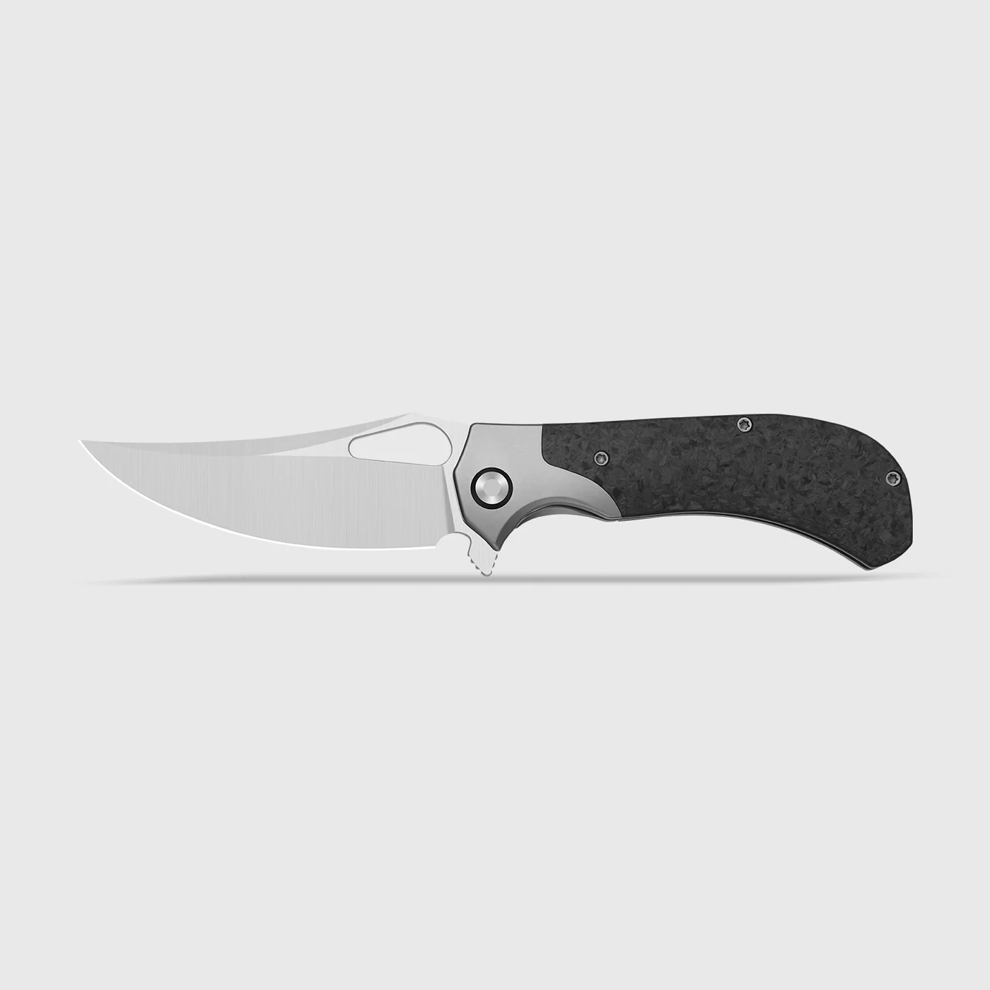 Kizer Cyclone | Frame Lock | Titanium & Carbon Fiber | S35VN+Satin Finish | KizerB™ 3734A2 product photo