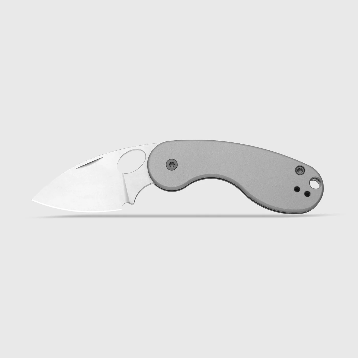 Kizer Microbe™ TSJ AirTi | KStop™ Slip joint | Aluminum | S35VN + Stonewashed | KizerB™ 2742TSJA1 product photo