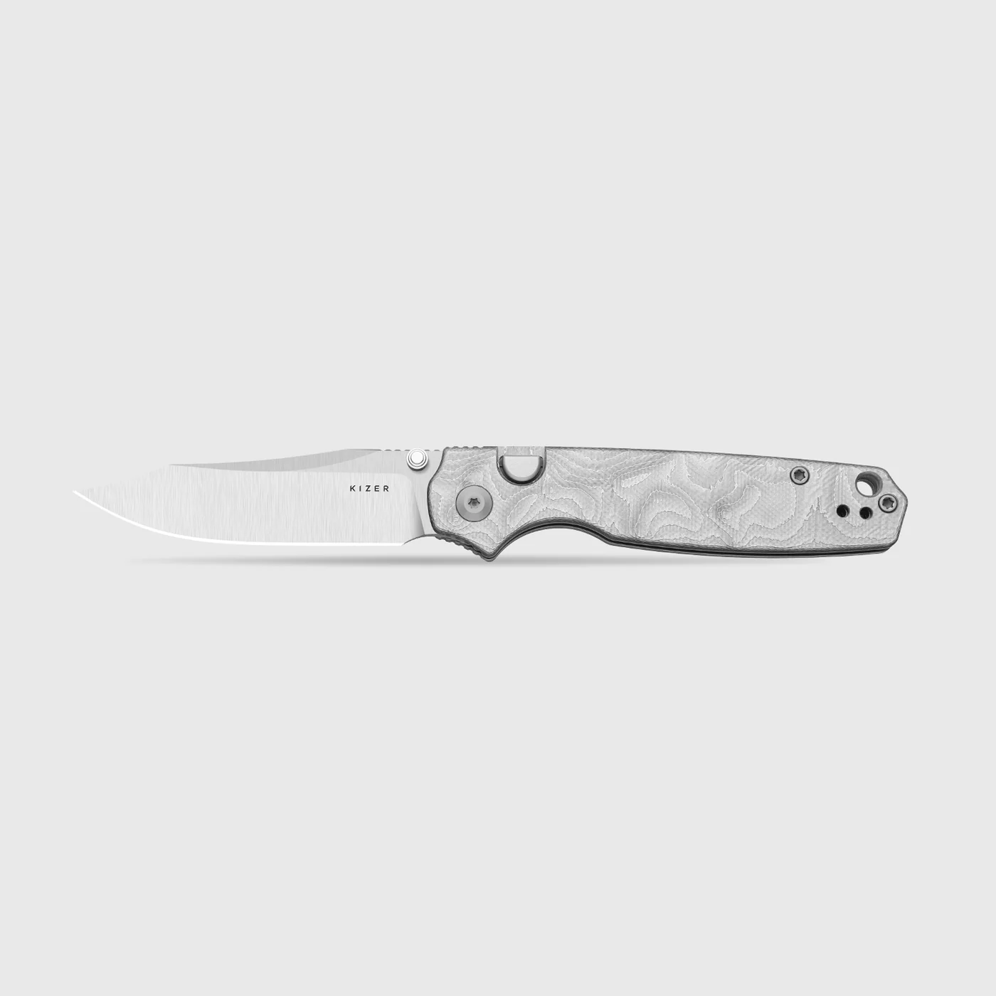 Kizer Pokiman BLL | Kizer Button Liner Lock™ | AEB-L | Aluminum Foil G10 Handle | KizerV™ 3789BCA1 product photo