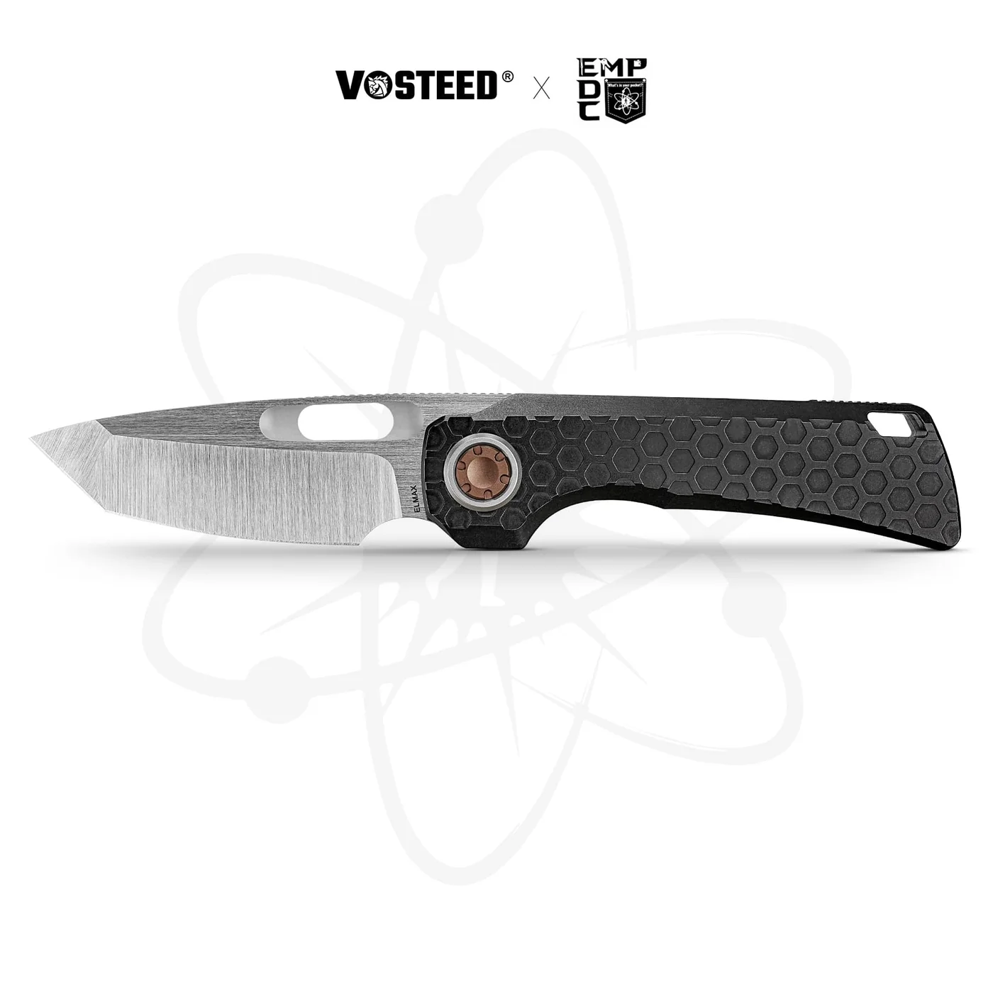 Vosteed Coming Soon - Nymble - Vanchor Lock® (3.25" Elmax Blade & Titanium Handle) - A4701 product photo