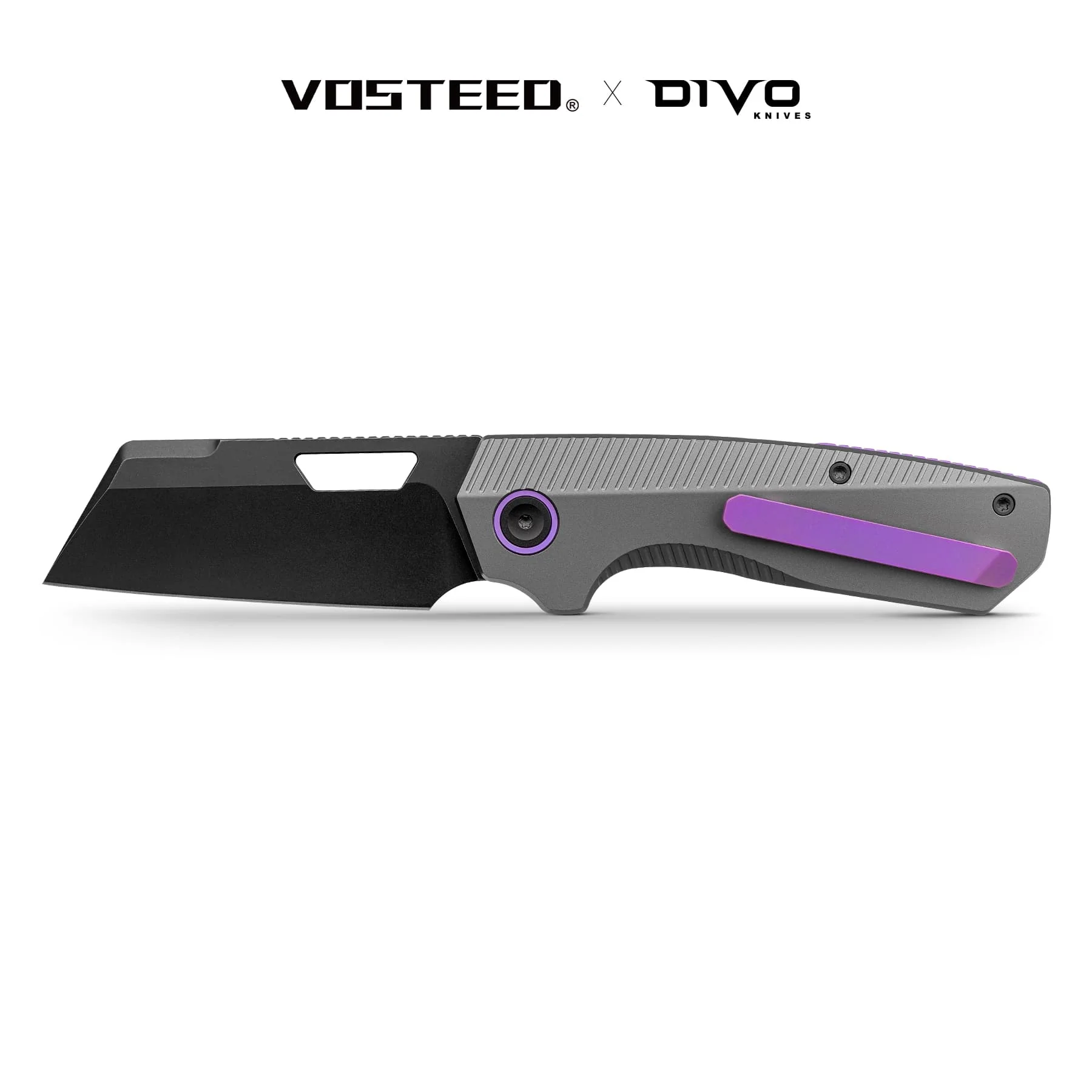 Vosteed Nip-L - Top Liner Lock (3.15" Elmax Blade & Titanium Handle) For Left-Handed Users - A4206 product photo