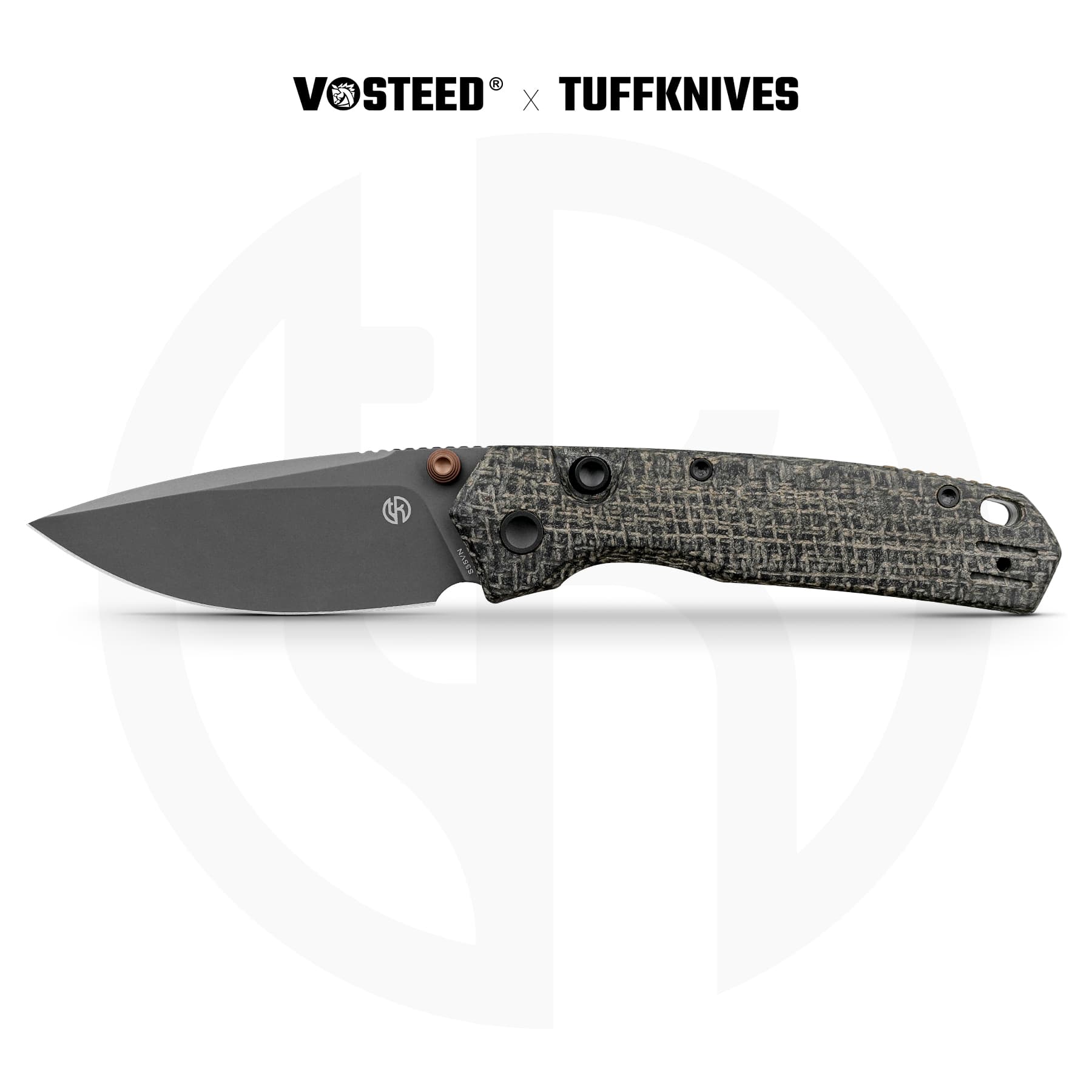 Vosteed Psyop - Top Liner Lock Knife (2.99" S35VN Blade & Norplex UltreX™ Micarta Handle) - A2230 product photo